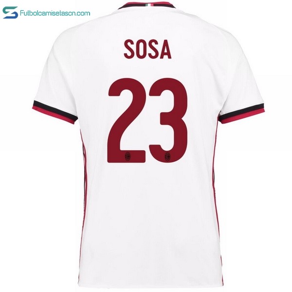 Camiseta Milan 2ª Sosa 2017/18